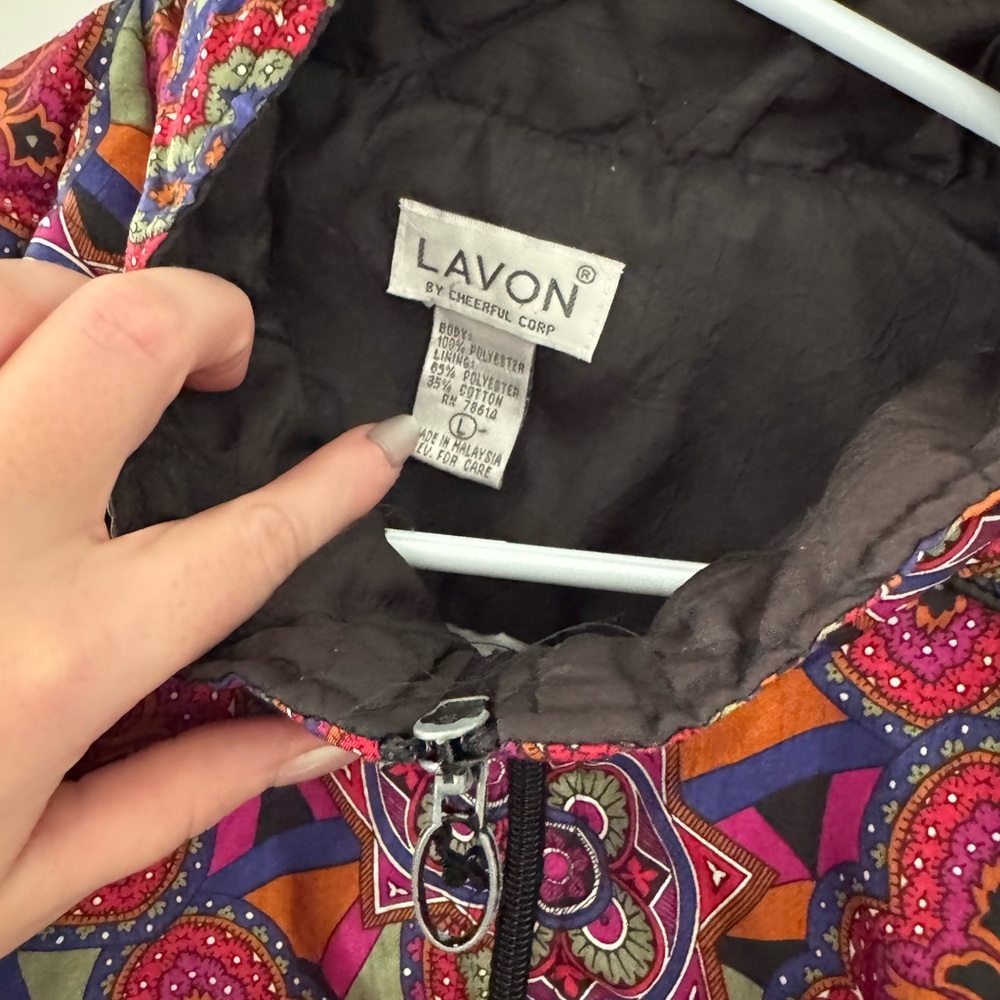 1980s psychedelic Multicolor Patterned Jacket - image 2